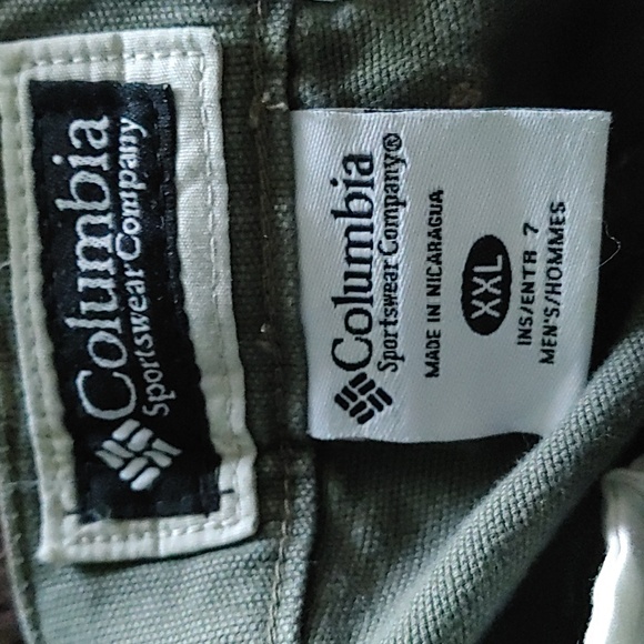 Men's Columbia cargo shorts size XXL NWT khaki green - Picture 7 of 8